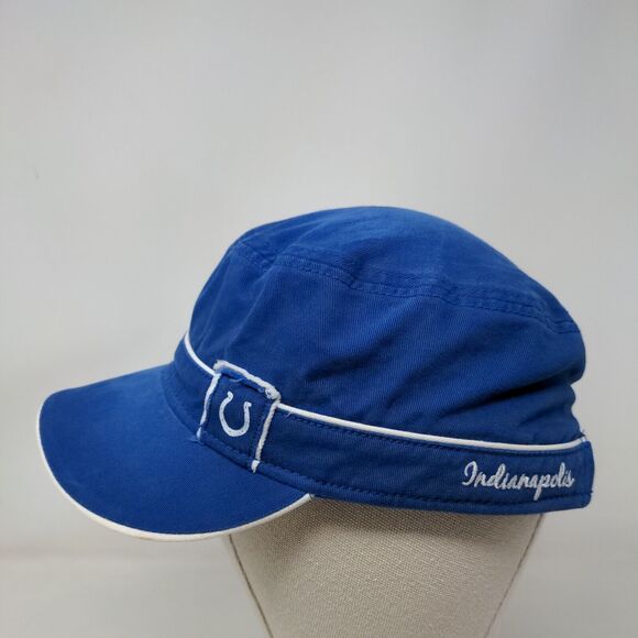 Reebok NFL Indianapolis Colts Strapback Cap Hat Blue White OSFA Embroidered - Picture 3 of 8